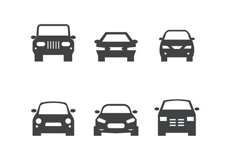 Car Silhouette Front Vector Art, Icons, and Graphics for Free Download