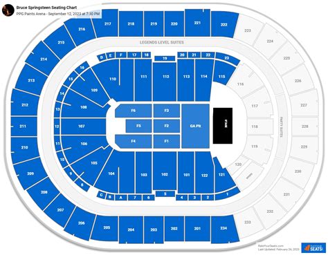 PPG Paints Arena Concert Seating Chart - RateYourSeats.com