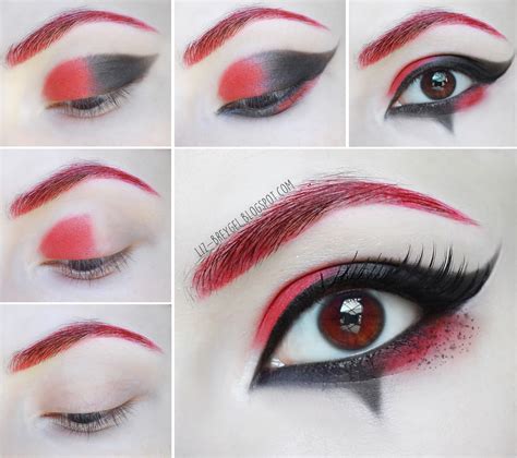 A Terrific Red & Black Harley Quinn Makeup Look For Halloween | January Girl