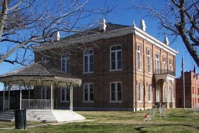 Leon County courthouse, Centerville, Texas.