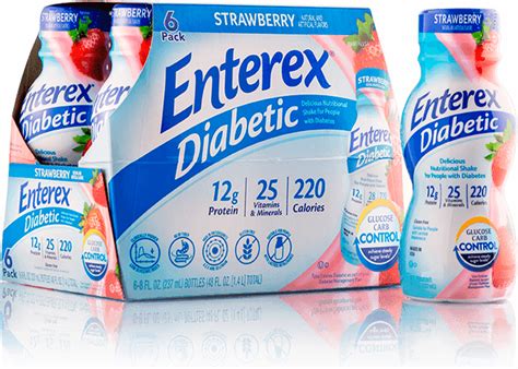 Shake for people with diabetes Excellent Source of Vitamins & Minerals | Enterex® Diabetic