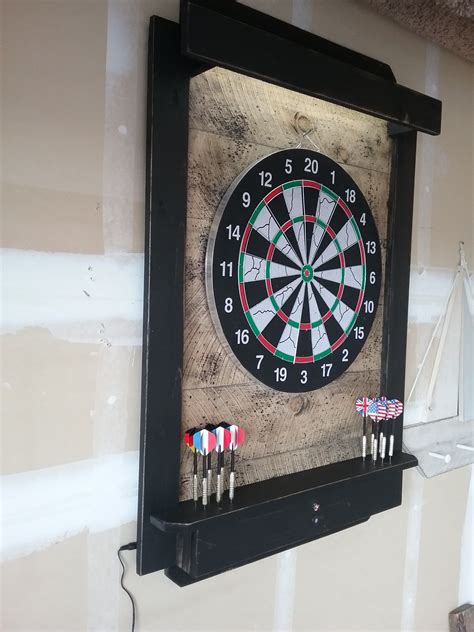 Dart Board Backboard, Dart Board Wall, Dart Board Cabinet, Garage Game ...