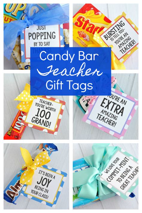 Candy Bar Teacher Appreciation Gifts - Crazy Little Projects