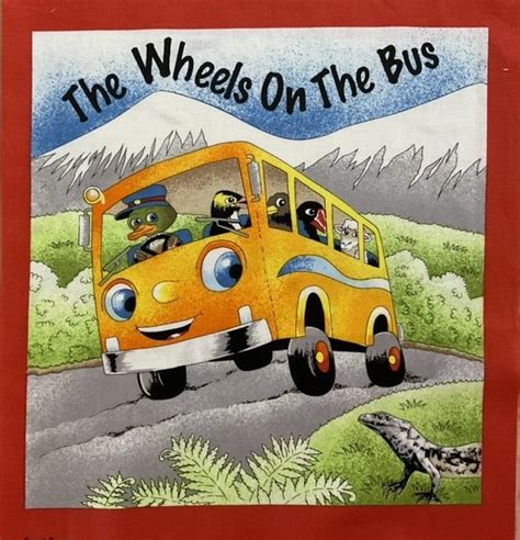 The wheels on the bus cloth book