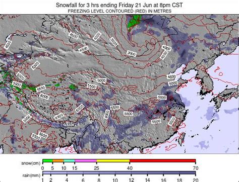 China Snow Forecast