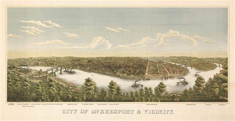 Historic Map - McKeesport, PA - 1893 | World Maps Online