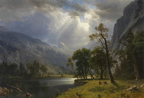 Yosemite Valley Painting by Albert Bierstadt - Pixels