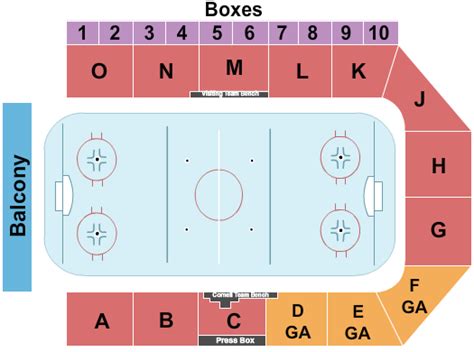 Pegula Ice Arena Seating Map | Elcho Table