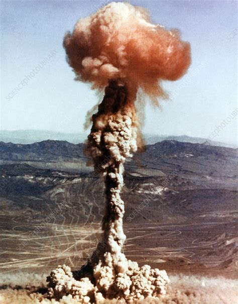 Atomic bomb explosion - Stock Image - T165/0123 - Science Photo Library