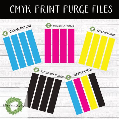 CMYK Print Purge Files – Of Love and Shiplap