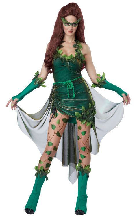 Lethal Beauty Poison Ivy Style Batman Adult Costume | eBay | Vestidos ...