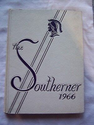 1966 SOUTHERN HIGH SCHOOL YEARBOOK LOUISVILLE, KENTUCKY THE SOUTHERNER UNMARKED | eBay