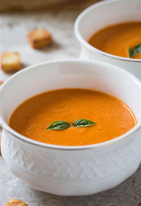 Creamy Roasted Tomato Soup | Easy and