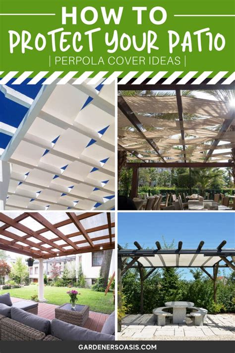 DIY Pergola Cover Ideas: 7 Ways To Protect Your Patio From Sun And Rain