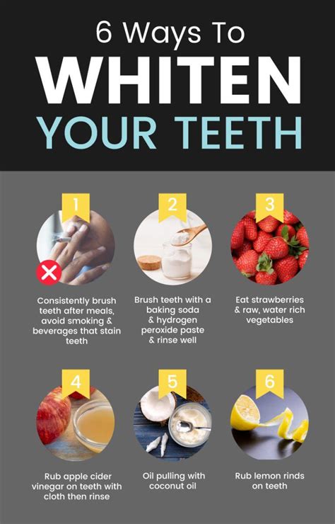 6 Ways to Naturally Whiten Your Teeth