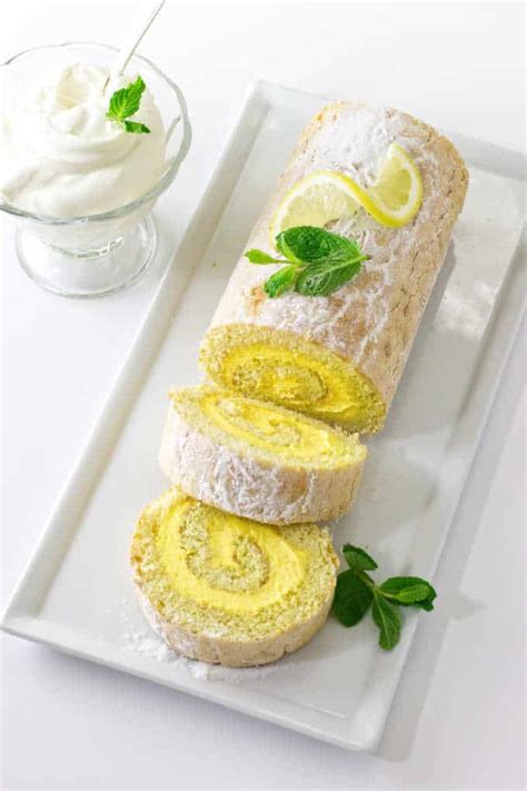 Lemon Cake Roll - Savor the Best