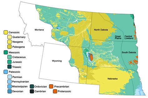 Central Lowlands Map