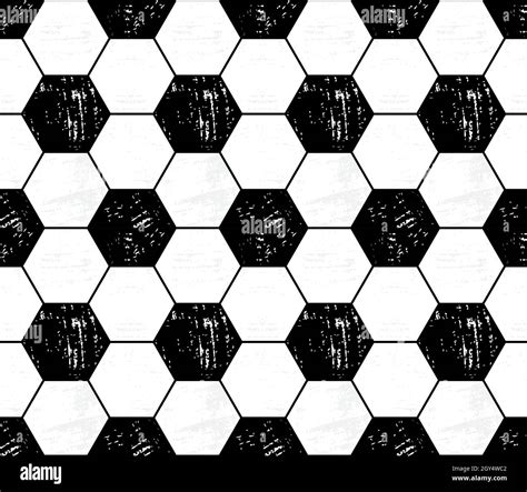 Soccer ball, pattern. Hexagon geometric texture for football wallpaper. Vector template Stock ...