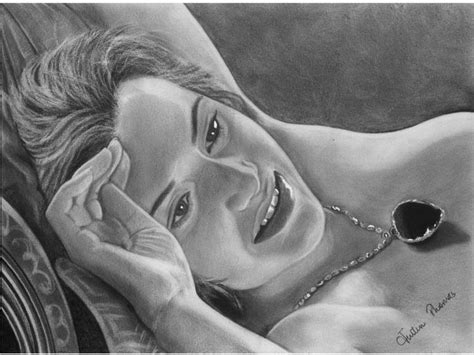 Kate Winslet in Titanic Drawing by Justin Thomas | Saatchi Art