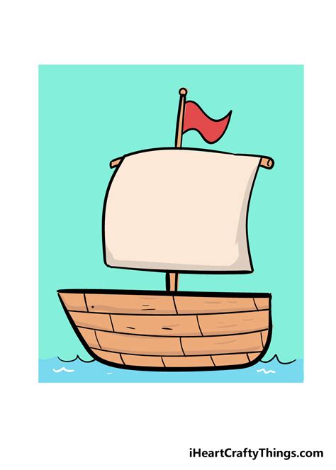 Boat Drawing - How To Draw A Boat Step By Step