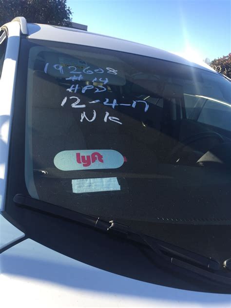 Their car was stolen. When they got it back, it had Lyft stickers and ...