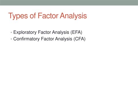 PPT - Factor Analysis 1 PowerPoint Presentation, free download - ID:9429604