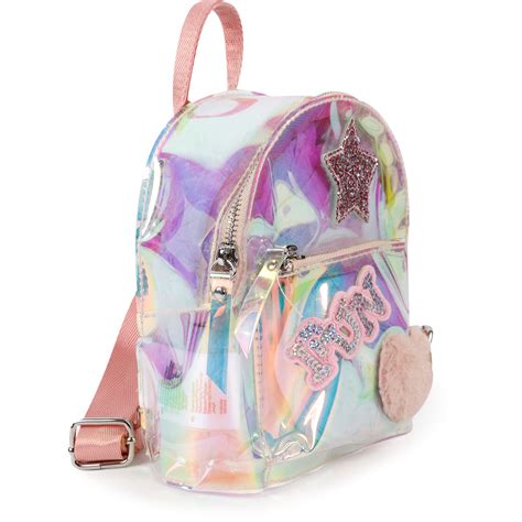 Mayoral Iridescent Glitter Mini Backpack in Pink - BAMBINIFASHION.COM