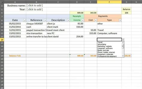 8+ Excel Bookkeeping Templates - Excel Templates