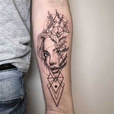 Top 55 Best Geometric Tattoo Ideas - [2021 Inspiration Guide]