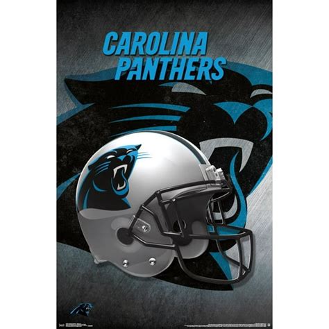 NFL: Carolina Panthers- Helmet Logo Poster - 22x34 - Walmart.com ...