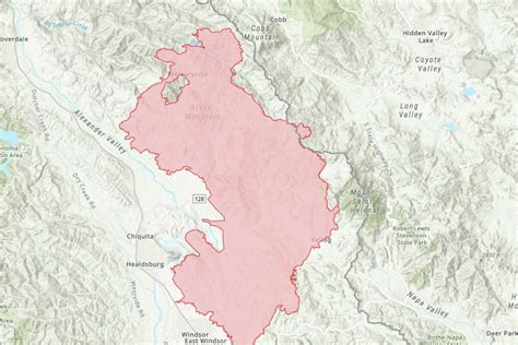 Maps: Kincade Fire continues to burn in Sonoma County