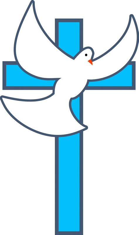 Cross And Dove Symbol Free Stock Photo - Public Domain Pictures