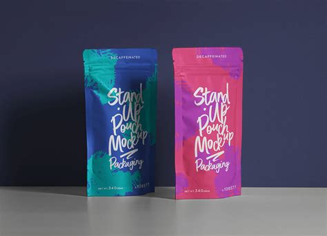 Free Stand-up Pouch Bag Mockup PSD - Good Mockups