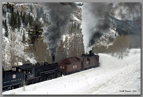 Photo: Cumbres & Toltec Rotary Snowplow OY ----Rotary snowplow OY digs its way through "The ...