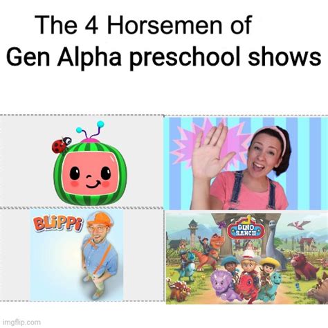 Preschool shows that Gen Alpha kids watch nowadays - Imgflip