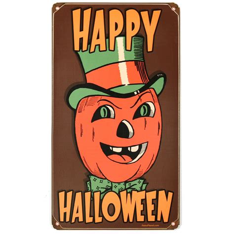 Vintage Halloween Sign