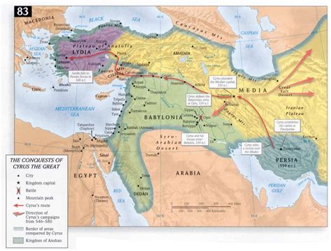 Map of Cyrus the Great's Conquests (559–530 BC) : r/MapPorn