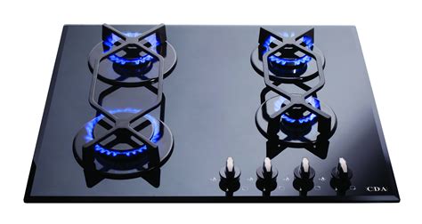 CDA HVG620BL 4 Burner Gas Hob- Black | Hobs, Gas hob, Black appliances