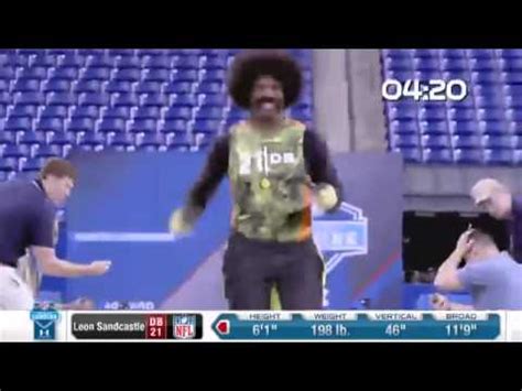 Leon Sandcastle runs the 40-yard dash- Deion Sanders - YouTube