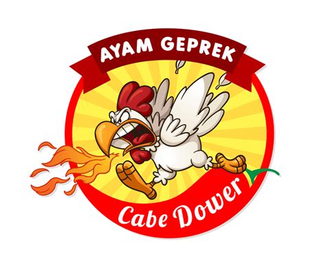 Ayam Geprek Logo Ayam Jago Keren | Logo illustration, Cross selling ...