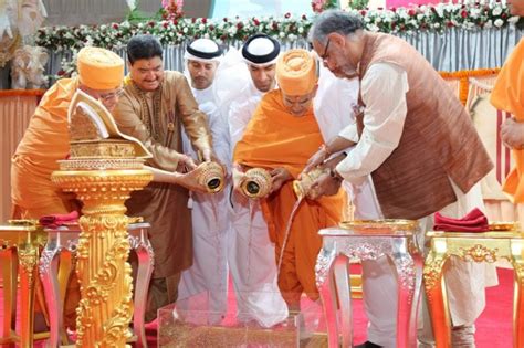 Foundation stone laid for Abu Dhabi's first Hindu temple