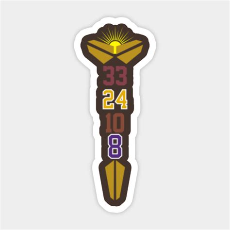 Kobe Bryant logo - Kobe Bryant Logo Nba - Sticker | TeePublic