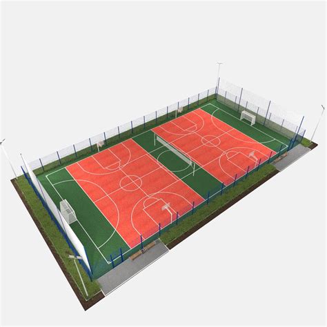 Sports ground 3D Model $25 - .prj .fbx .max - Free3D