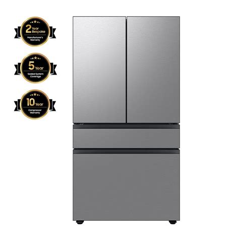 Samsung RF29BB8600QL 29 Cu. Ft. Bespoke Stainless Steel 4-Door French ...