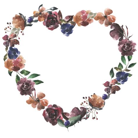 Transparent Floral Heart Free Stock Photo - Public Domain Pictures