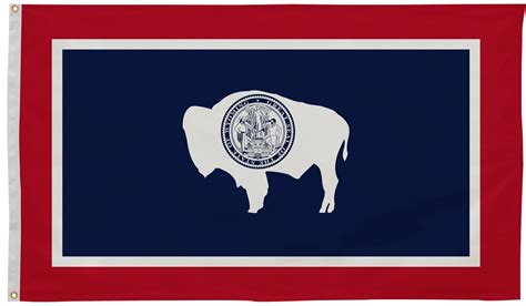 Wyoming State Flag 5' x 8' | Wyoming Flag | State of Wyoming Flag