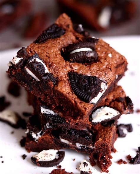 Oreo chocolate brownie recipe breezewaybakery