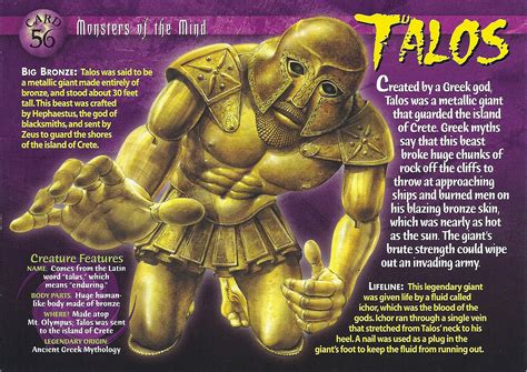 Talos | Wierd N'wild Creatures Wiki | FANDOM powered by Wikia