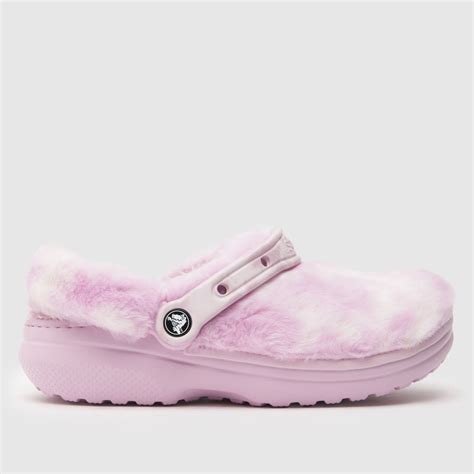 Crocs Pink Fur Sure Sandals - ShoeFreak