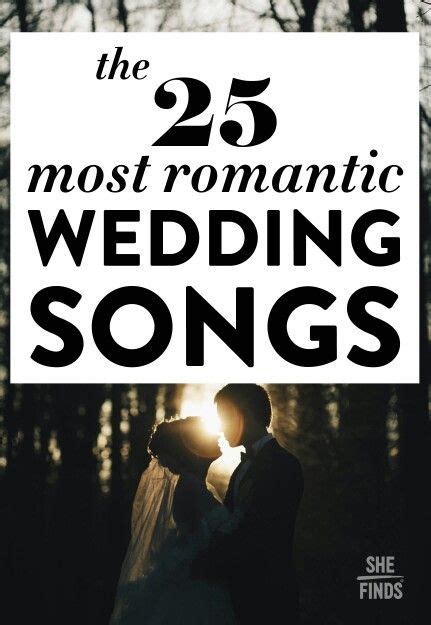 Most Romantic Weddings Songs | Romantic wedding songs, Wedding music playlist, First dance ...